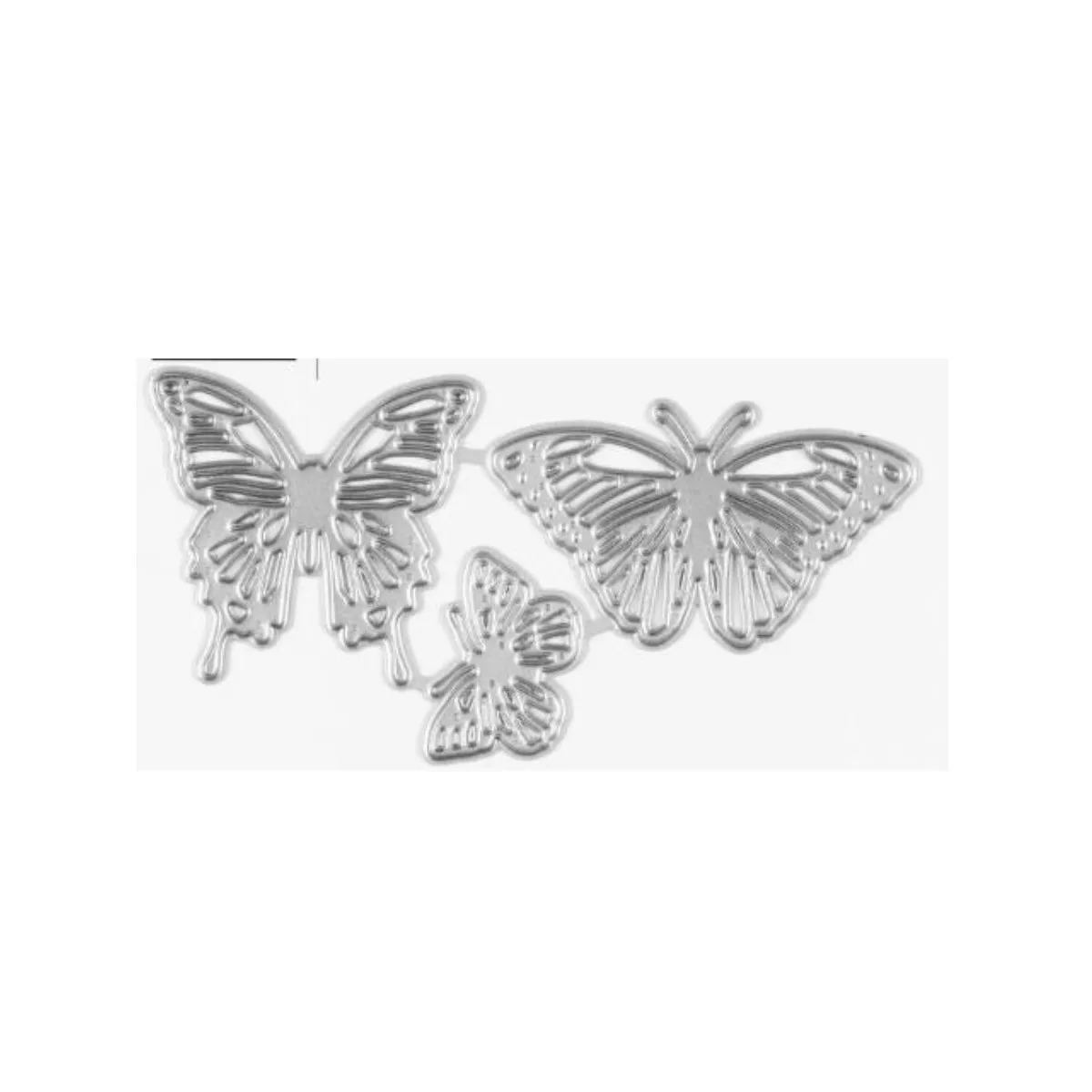

Three Butterflies Metal Cutting Dies Stamps Scrapbook Diary Secoration Embossing Stencil Template Diy Greeting Card Handmade
