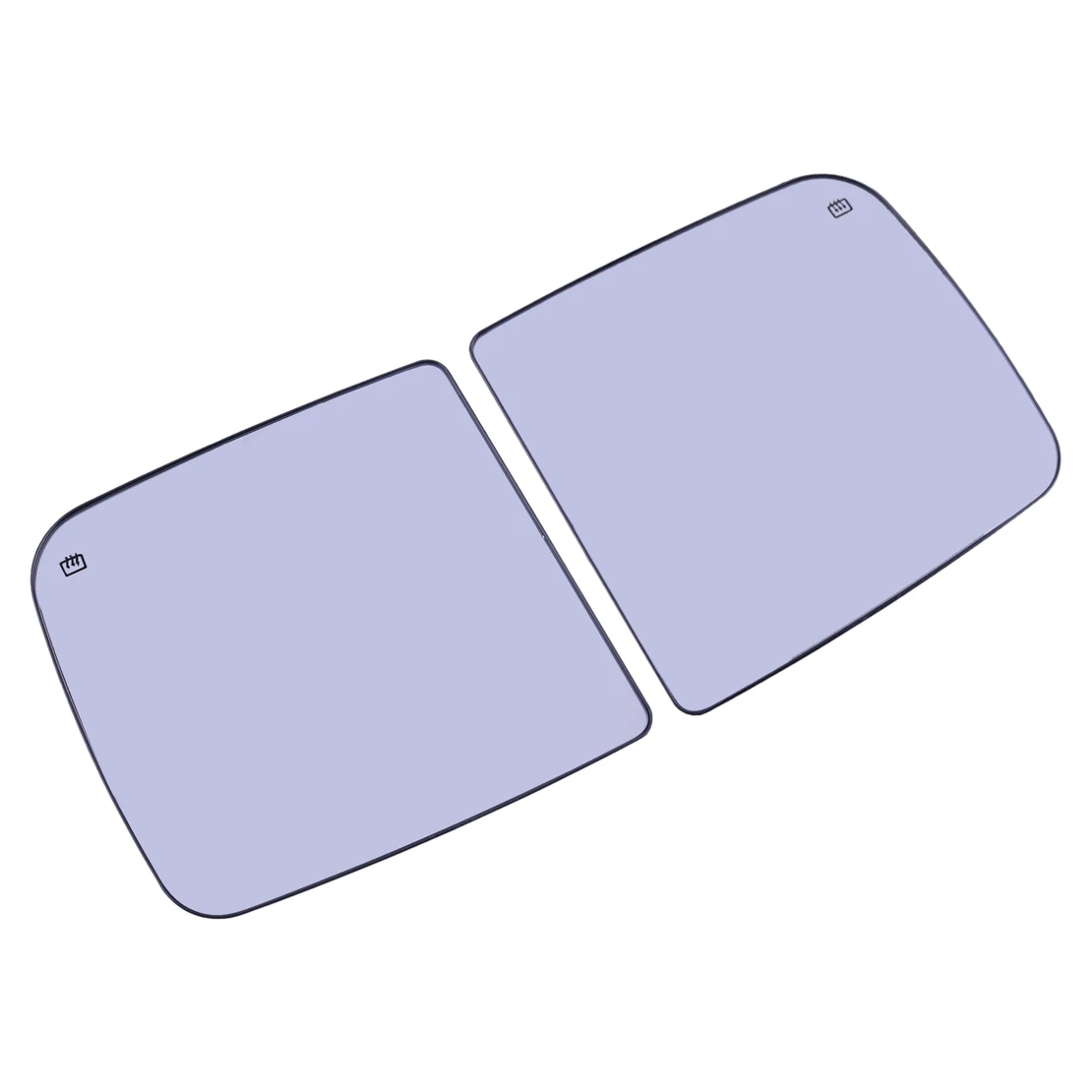 

1 Pair Heated Side Rear View Mirror Glasses Lens With Backing Fit for Dodge Ram 1500 2500 3500 Pickup 2010 2011-2018 68067729AA