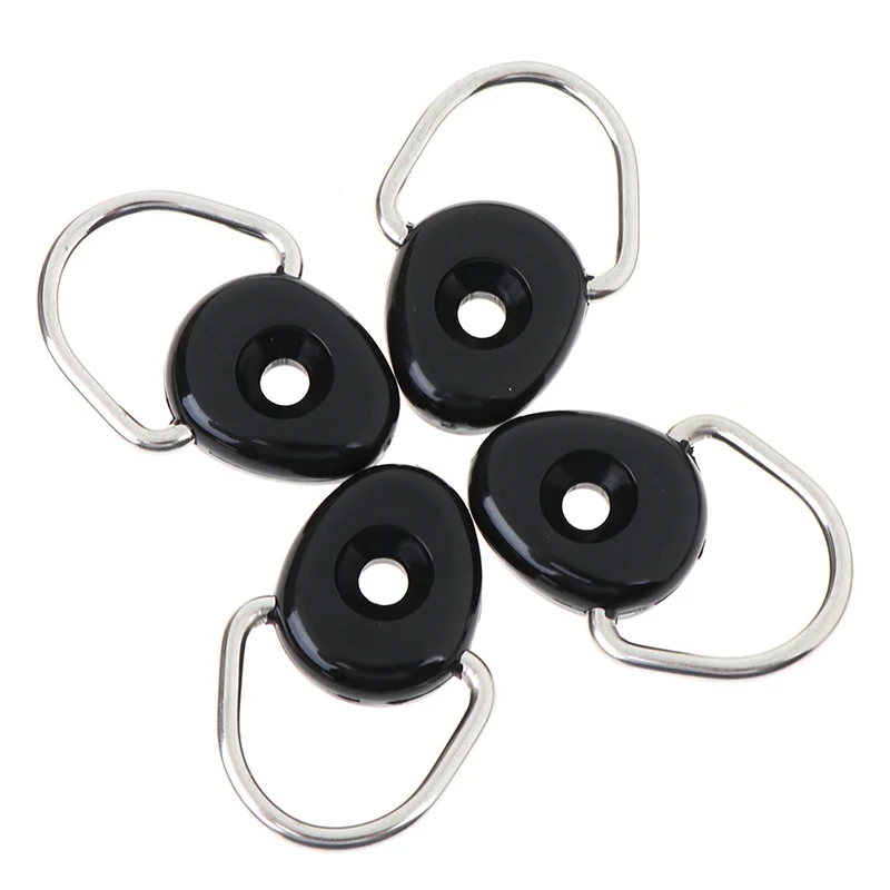 

4Pcs Loop Buckle Camping Marine D Ring Accessories Tie Down Water Sports Fishing Kayak Canoe Small Rigging Sailing Pivoting