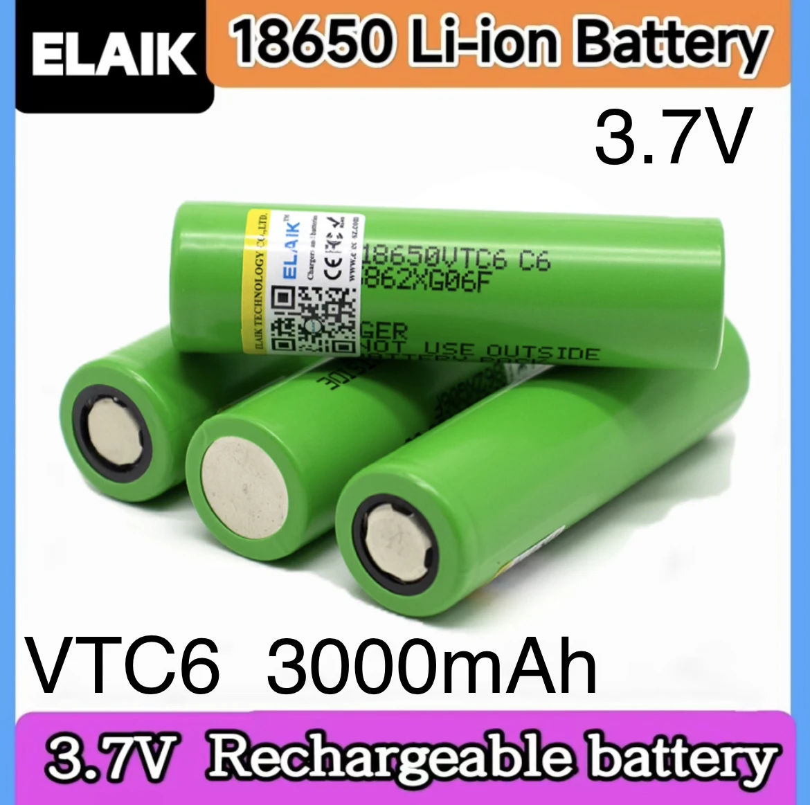5 шт. VTC6 3 7 В 3000 мАч литий-ионный аккумулятор 18650 30 А разряд для 18650VTC6 игрушечный
