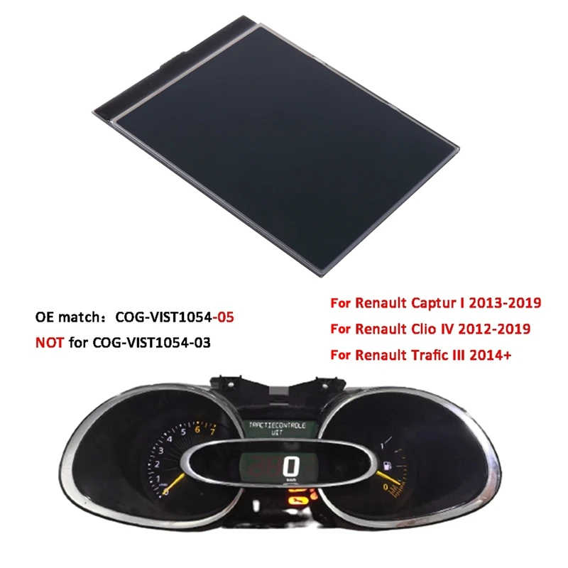 

Автомобильный кластер для приборной панели Renault Clio IV Captur I Trafic III