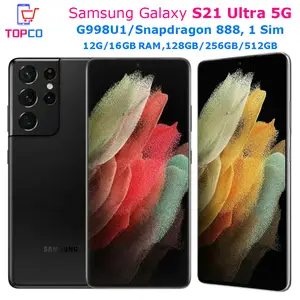 Samsung galaxy s21 ultra 5g G998u1 128gb 256GB Rom 12GB Ram 6.8 Snapdragon  888 NFC Octa Core Original Unlocked Esim Cell Phone - AliExpress