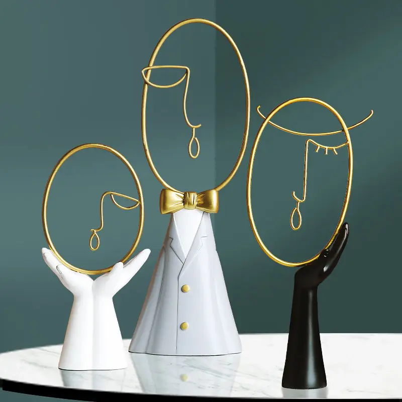 

Скандинавский декор, домашнее творчество, железная абстрактная фигурка, домашний декор, фигурка для гостиной, крыльца, кабинета, настольное украшение