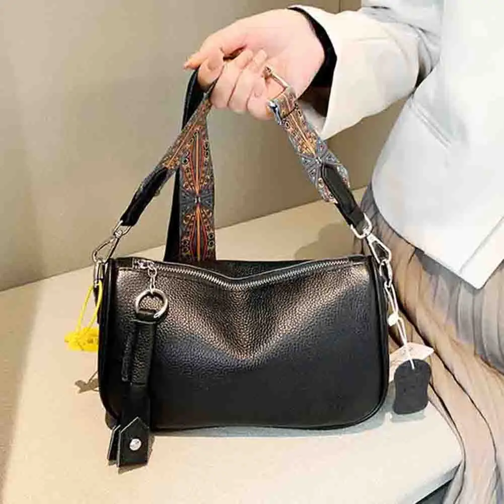 

Сумка через плечо из воловьей кожи первого слоя, модная сумка через плечо, простая однотонная роскошная женская сумка, Брендовая женская сумка, дизайнерская сумка