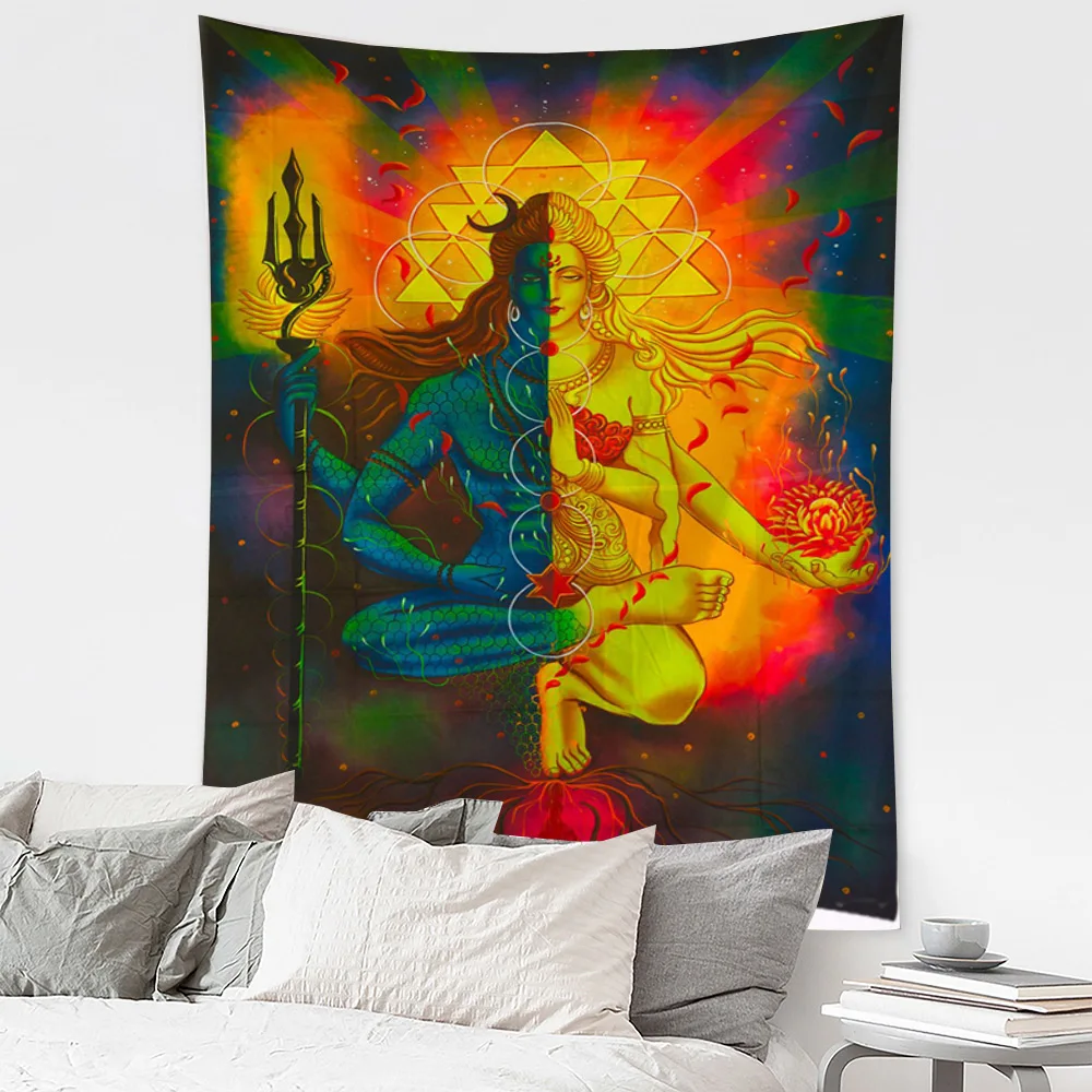 

Психоделический настенный гобелен Будды Йога гадания искусство декоративное одеяло занавеска для спальни гостиной Декор