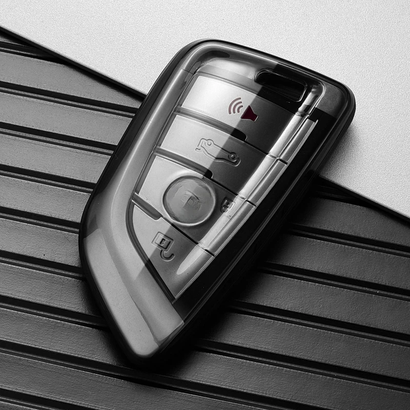 

Прозрачный чехол для автомобильного ключа из ТПУ для Bmw F20 G20 G30 X1 X3 X4 X5 G05 X6 X7 G11 F15 F16 G01 G02 F48 Защитная крышка для ключей