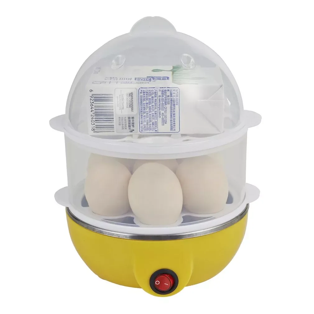 

Double Layers Smart Egg Boiler Cooker Household Kitchen Cooking Tool Utensil Egg Steamer Poacher