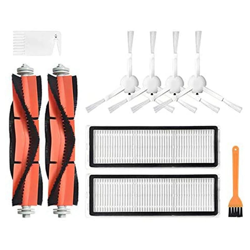 

Запчасти для робота-пылесоса Xiaomi Mijia 1C STYTJ01ZHM, фильтр НЕРА, основная и боковая щетки, аксессуары