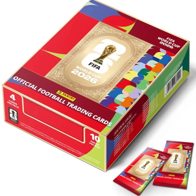 Фото Официальные коллекционные карточки Panini 2026 FIFA World Cup: Ультра-бокс, набор-сюрприз, подарки для футбольных фанатов №1
