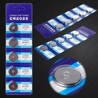5pcs lithium battery cr2025 3v cell coin batteries dl2025 br2025 kcr2025 cr 2025 car key button watch computer electronic toy
