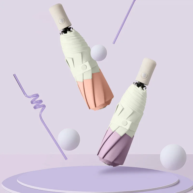 Полностью автоматический зонт солнцезащитный крем минимализм анти-УФ-зонт от