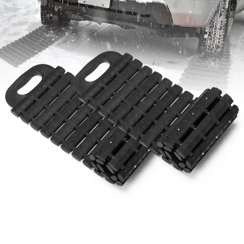 Foldable 10T 20T Recovery Track Offroad Snow Sand Track Mud Trax Self Rescue Anti Skiding Plate Muddy Sand Traction Assistance
