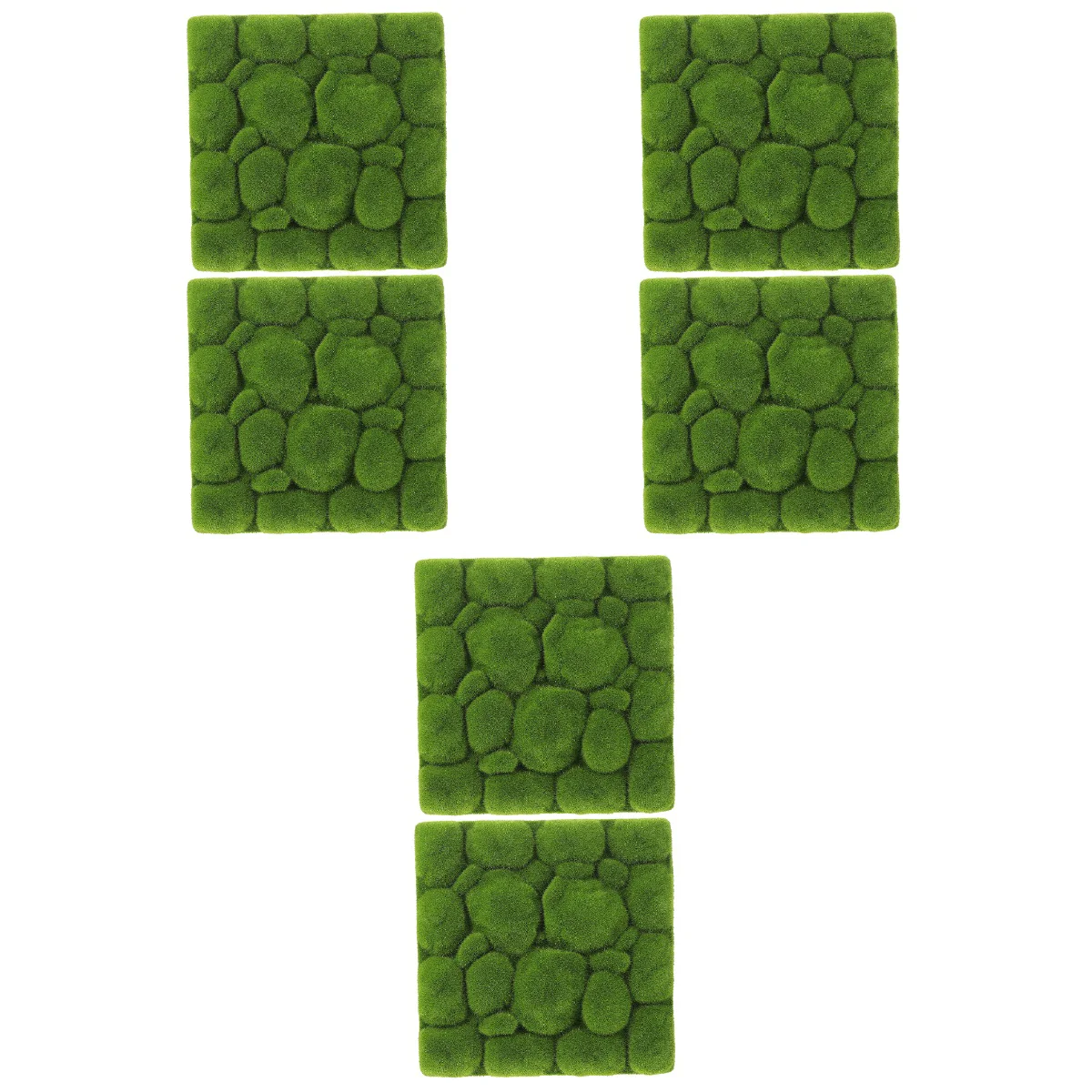 

Foam Flocking Simulation Moss Green Plant Background Wall Indoor Decor Fake Panel Pad Simulated Turf Artificial Plants