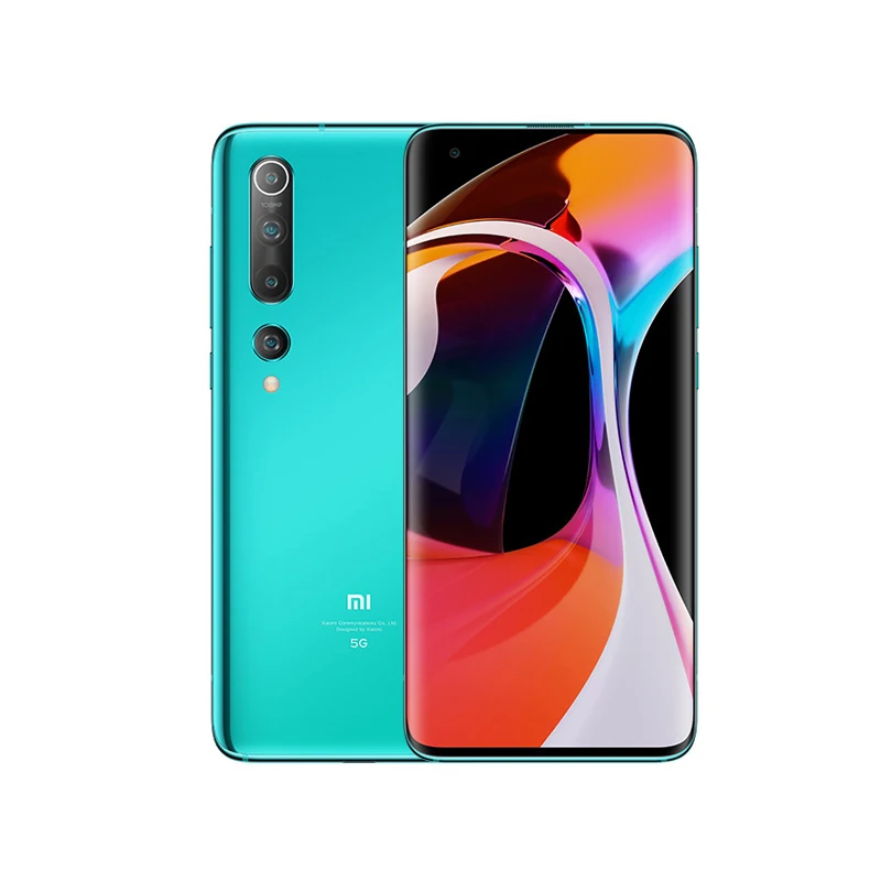 Сотовый телефон Xiaomi 10 5G мобильный Global rom Snapdragon 865 4780 мАч аккумулятор камера MIUI 11