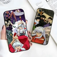 anime inuyasha phone case for oppo k7 k9 x s find x3 x5 reno 7 6 rro plus a74 a72 a16 a53 a93 a54 a15 a55 a57 cover
