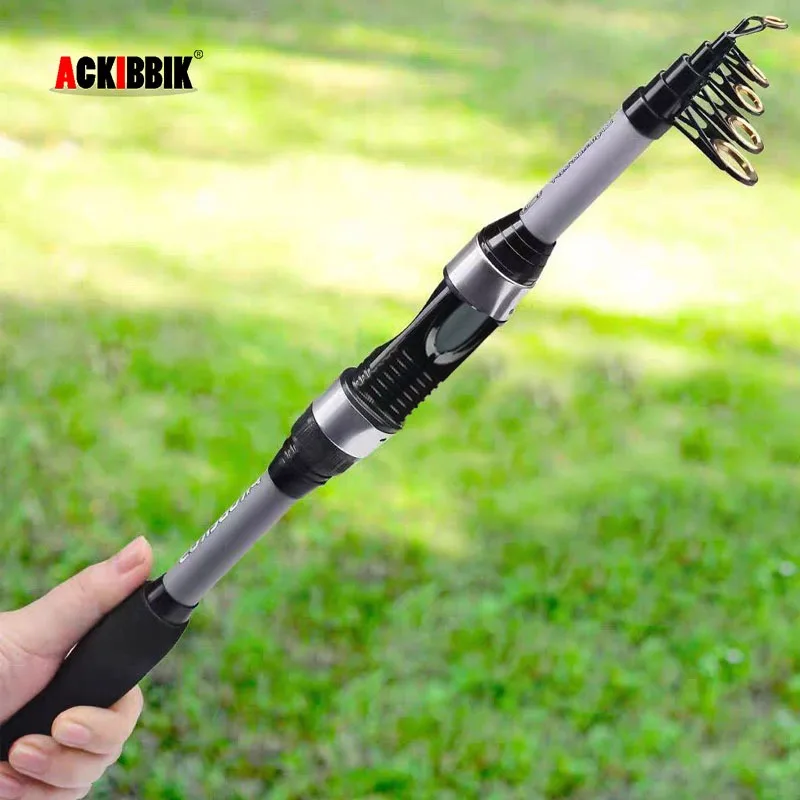 Телескопическая рыболовная удочка 6 секций 1 8 м