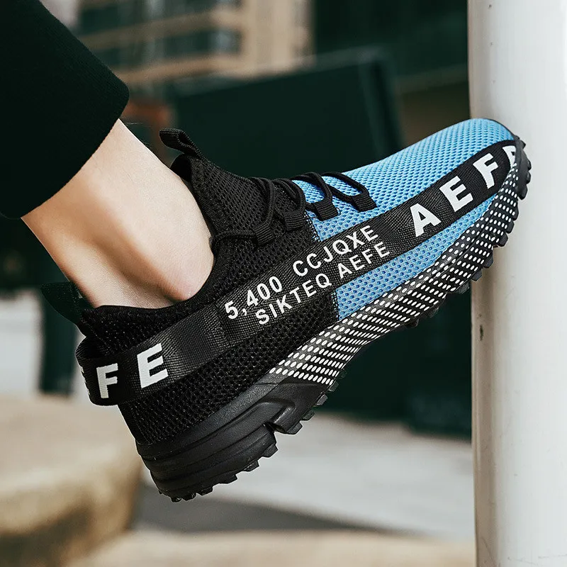 Large Size 40-47 Fashion Breathable Male Sports Shoes Light Anti-slip Men's Running Sneakers Comfortable Running Shoes For Men