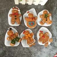 christmas fondant chocolate mousse gingerbread man dry pace kitchen baking utensils drop glue silicone mold cake decoration