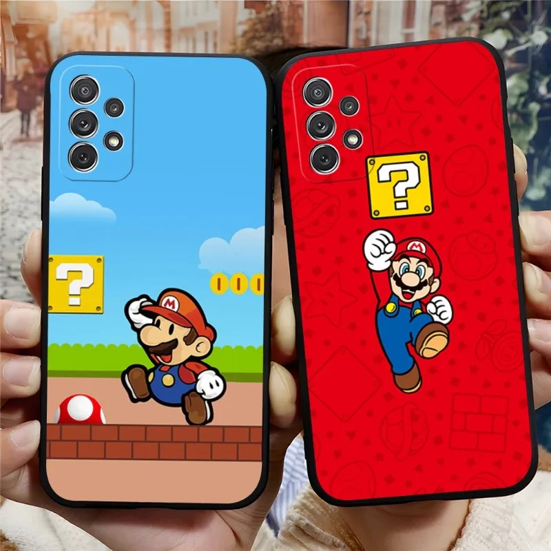

Super Marios Phone Case For Sumsung A13 A12 A52 A53 A81 A42 A23 A51 A21 A22 A40 A03S A73 A32 A33 A50 Telefoon Coque