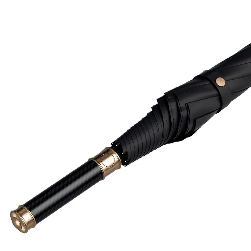 

Автоматический Солнечный зонт с длинной ручкой для увеличения силы мужской t ветрозащитный мужской деловой специальный зонт