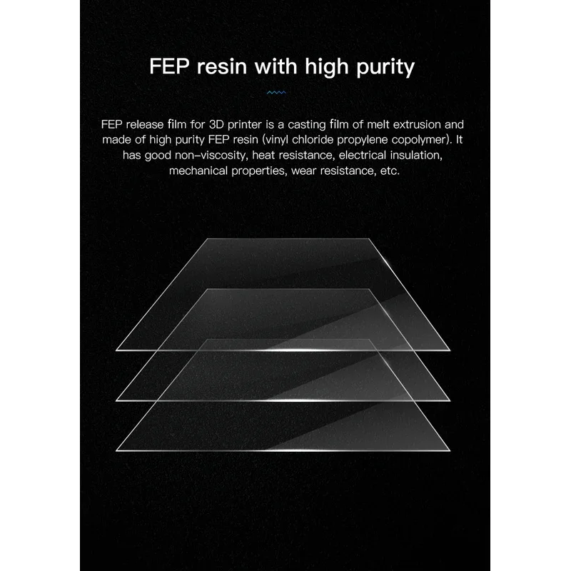 ДЛЯ Creality 3D 0,15 мм светоотверждаемая пленка FEP 200*140*0,15 мм для LD-002R LD-002H HALOT-ONE смола УФ-детали 3D-принтера (art.: 3920cfebc9eec) - 3920cfebc9eec