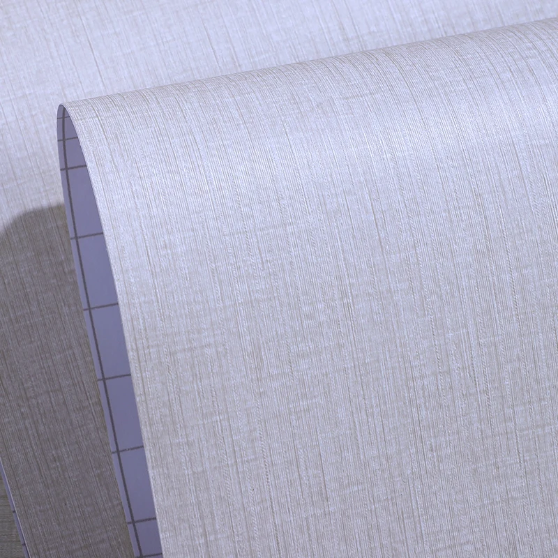 

Imitated Japanese linen lines sticky wallpaper from plain bedroom warmth from waterproof wallpaper the pure color background w