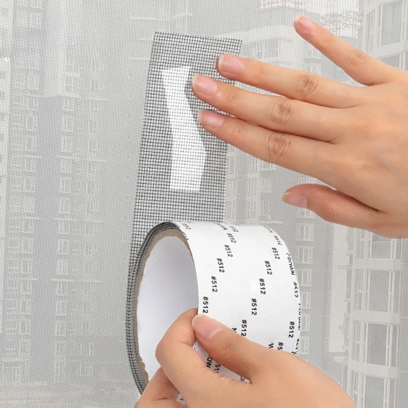 

Window Mosquito Net Repair Tape Self Adhesive Window Screen Repair Patch Strong Anti-Insect Fly Mesh Broken Holes Repair