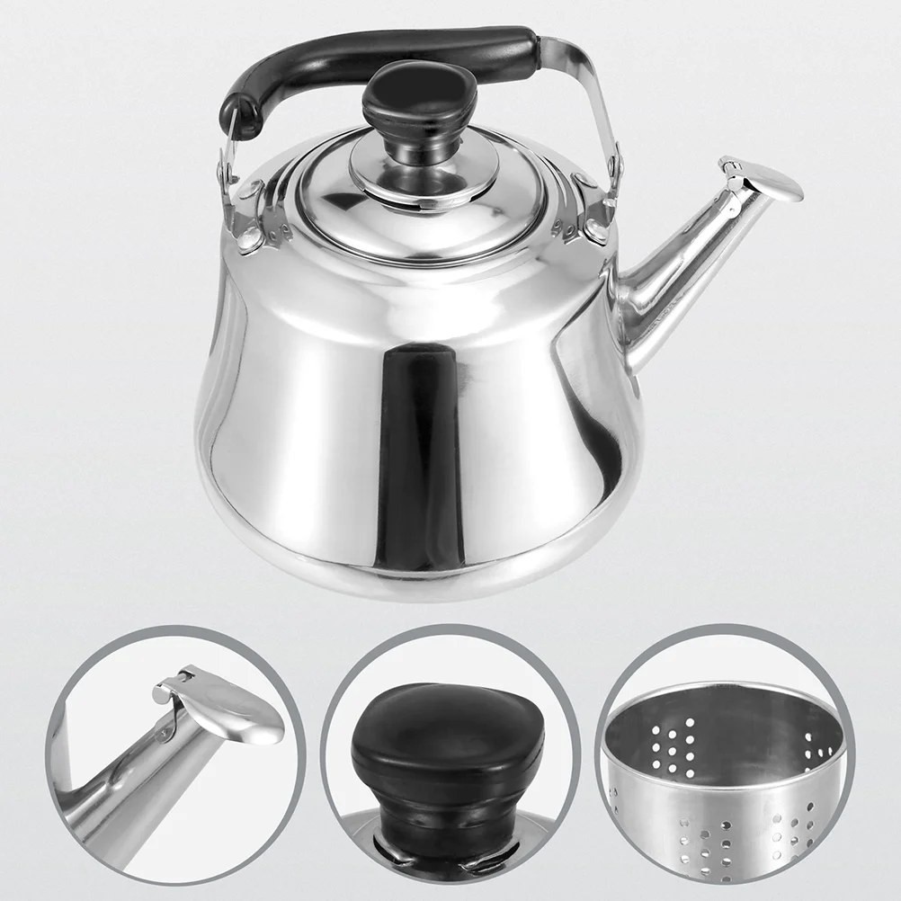 

Kettle Water Tea Whistling Teapot Stove Steel Stovetop Stainlessboiling Pot Hot Coffee Gaskettles Teakettle Campingpicnicheating