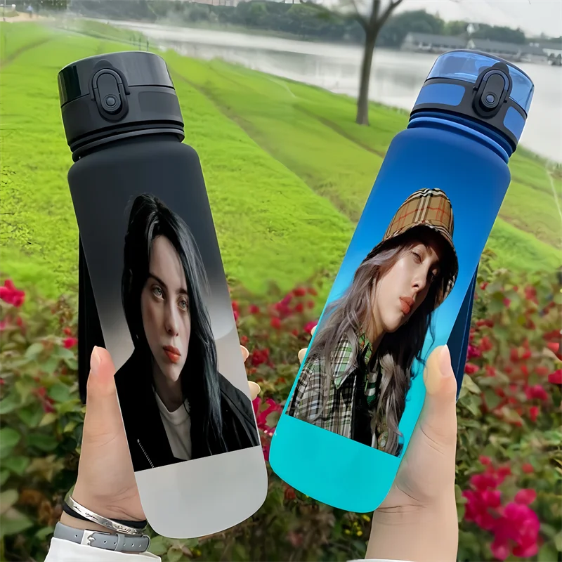 Singer 650ml Star Characters Portable Water Cup Large Capacity Sports Outdoor Plastic Leak-proof Bottle Children's Gift