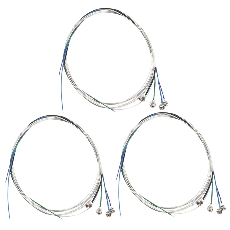 

12Pcs Violin Strings E-A-D-G Steel+Nickel Wire Musical Instrument Parts Accessories
