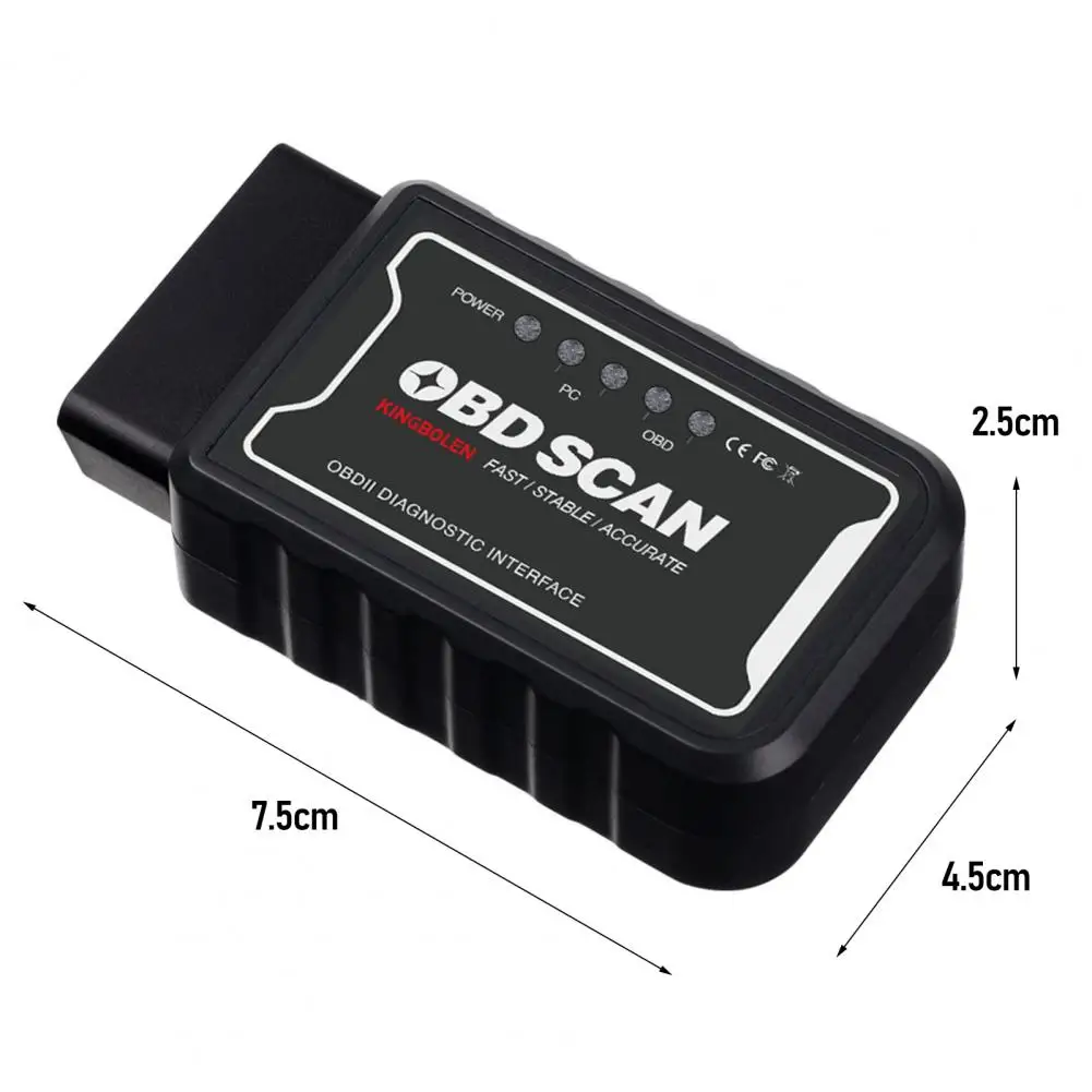 

Практичная Широкая совместимость Bluetooth-совместимый диагностический сканер BT компактный Универсальный OBD2 считыватель кодов для мотоциклов