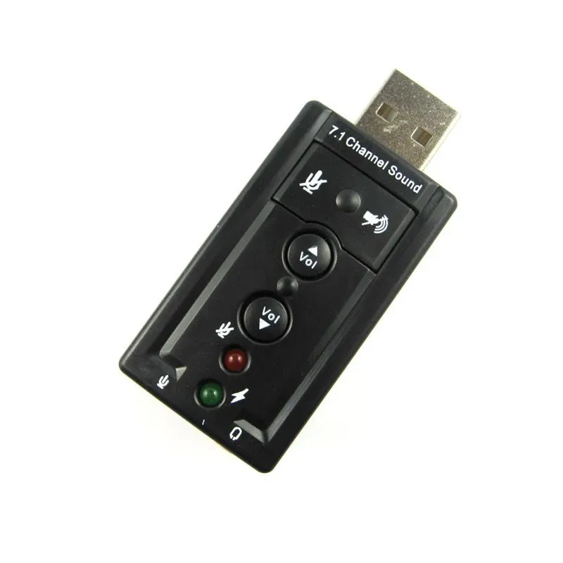 Звуковая карта USB 7 1-канальный звук 3 5 мм Аудиоинтерфейс Внешняя звуковая для