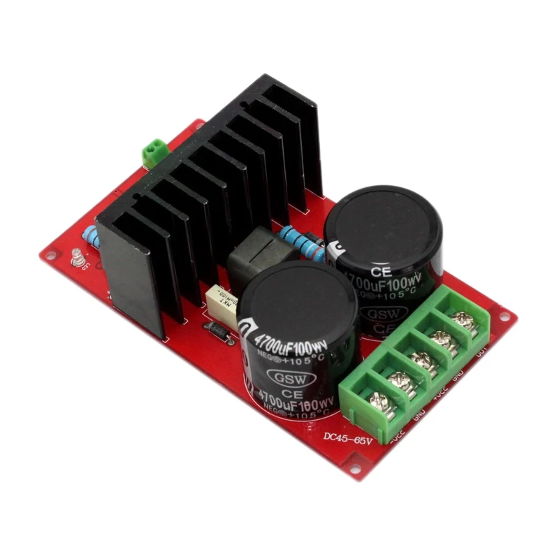 

Плата Hi-Fi цифрового усилителя мощности 350 Вт AMP для домашнего кинотеатра, автомобильный усилитель напряжения 32 раза IRS2092 DC +-55V