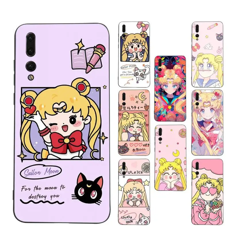 

S-Sailor-moonS Phone Case For Huawei Honor 10 lite 9 20 7A pro 9X pro 30 pro 50 pro 60 pro 70 pro plus