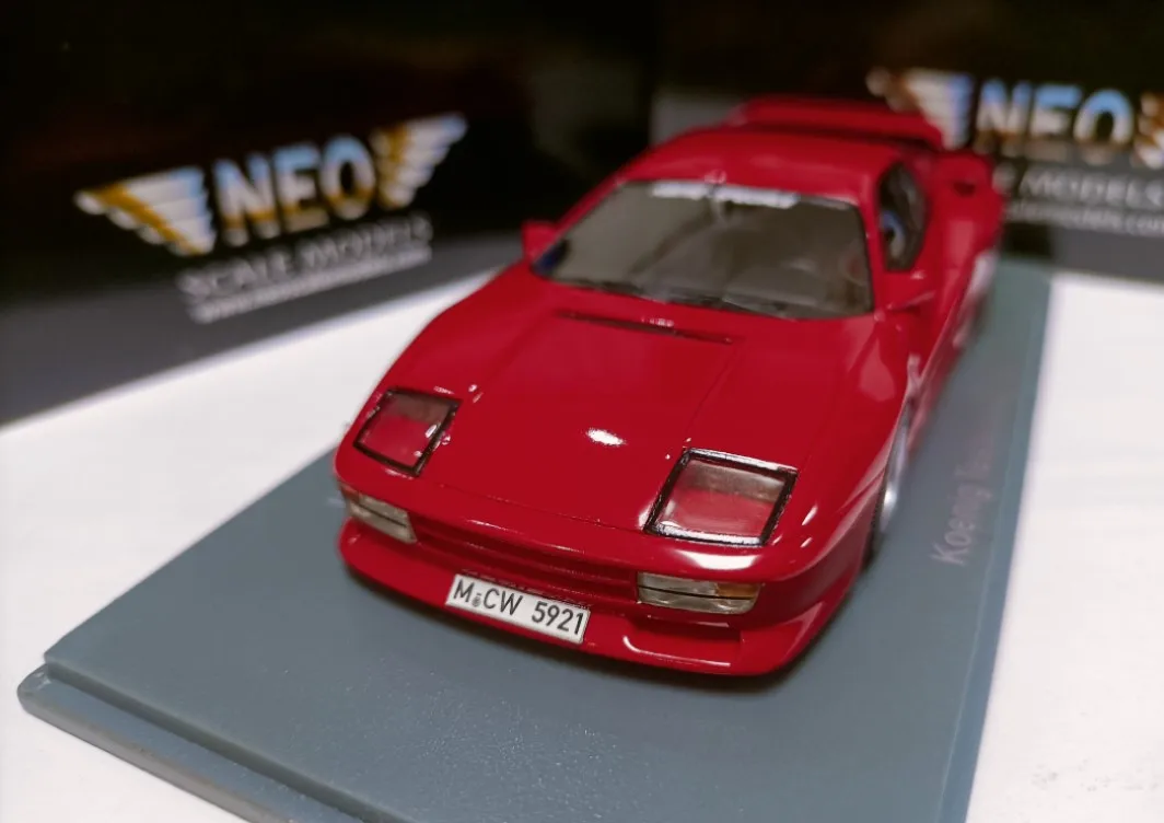 

Нео 1:43 для Koenig Testarossa 1985 имитация ограниченного выпуска полимерный Сплав статическая модель автомобиля игрушка подарок