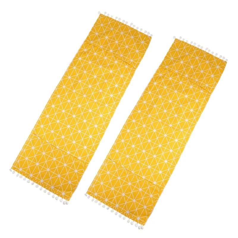 

2X Modern Style Cover Microwave Dust Proof Cover Microwave Oven Hood Home Decor Microwave Towel With Pouch Home Supply