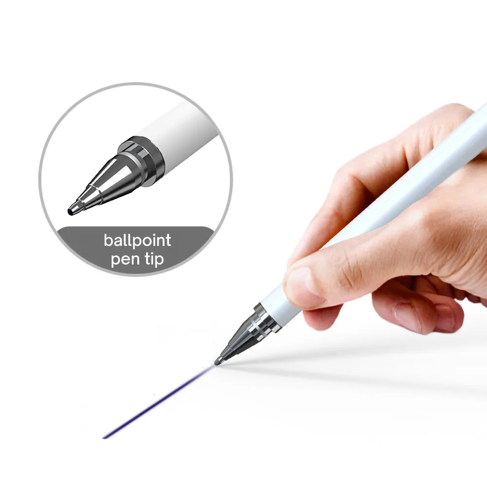 2 In 1 Stylus Pen for Mobile Phone Tablet Drawing Pen Capacitive Pencil Universal Touch Screen Pen for iPad iPhone Android IOS images - 6