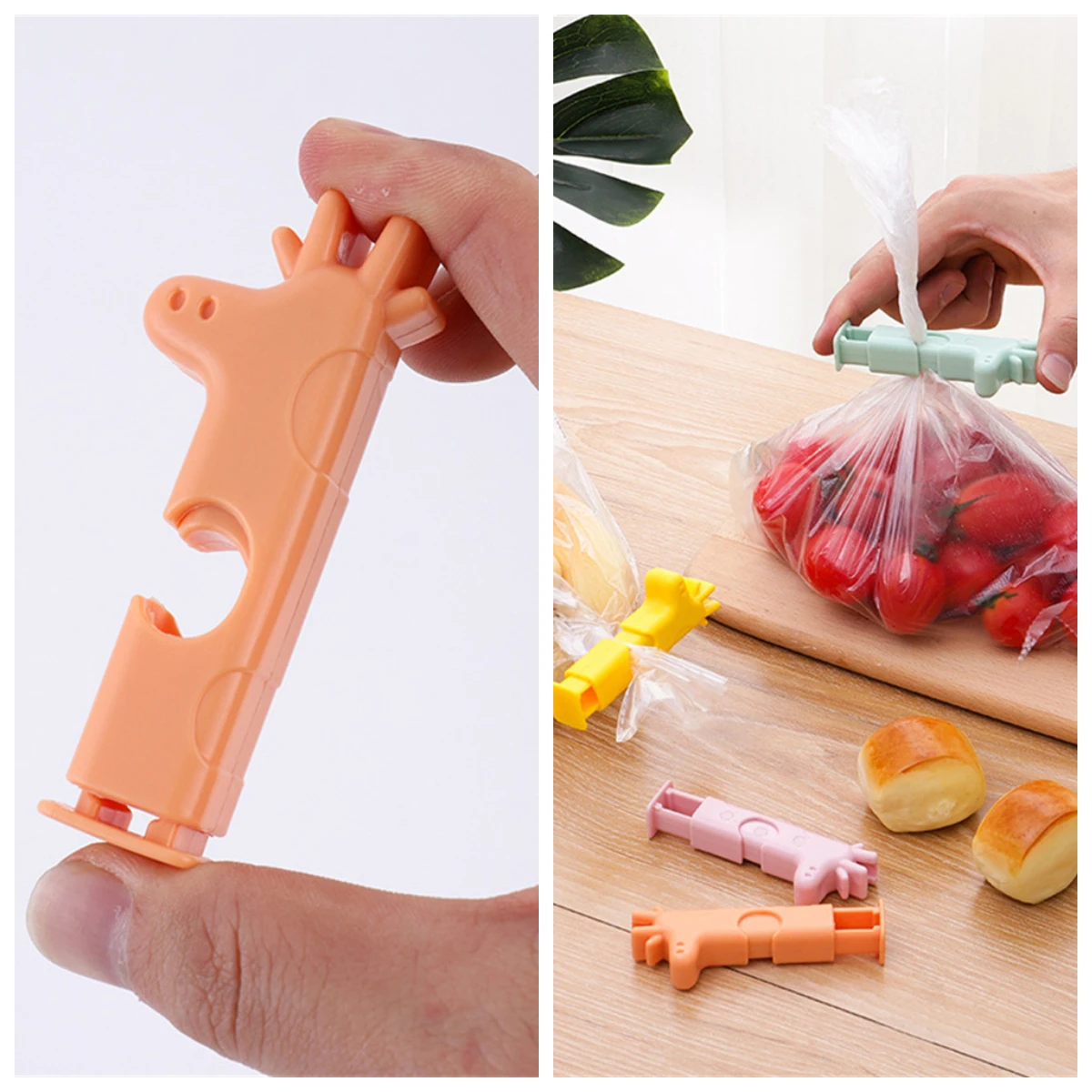 

Portable New Kitchen Storage Food Snack Seal Sealing Bag Clips Moisture-proof Sealing Clip Sealer Buckle Bag Clamp Bag Clips