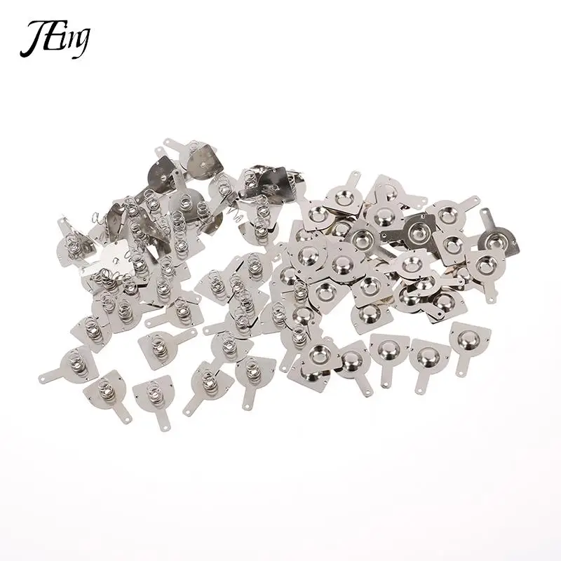 100 шт. 18650 положительные и отрицательные одиночные контактные Пружинные пластины