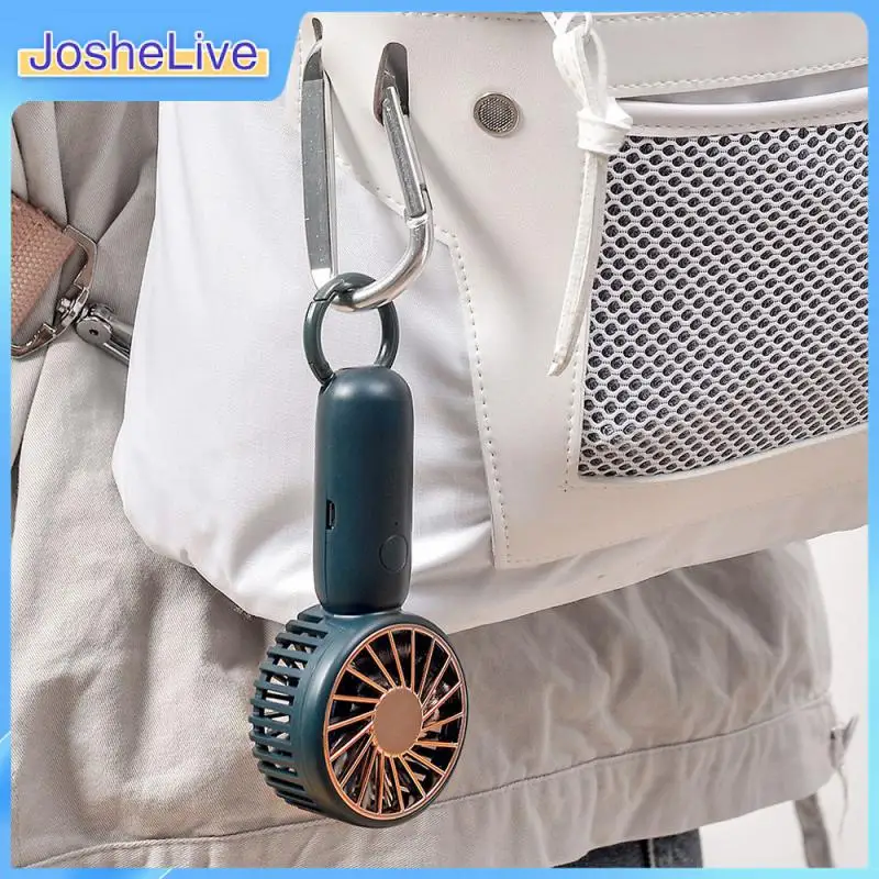 

Lightweight Small Fan Desktop Usb Charging Three Windshields Handheld Fan Air-conditioned Household Appliances Charging Mini Fan