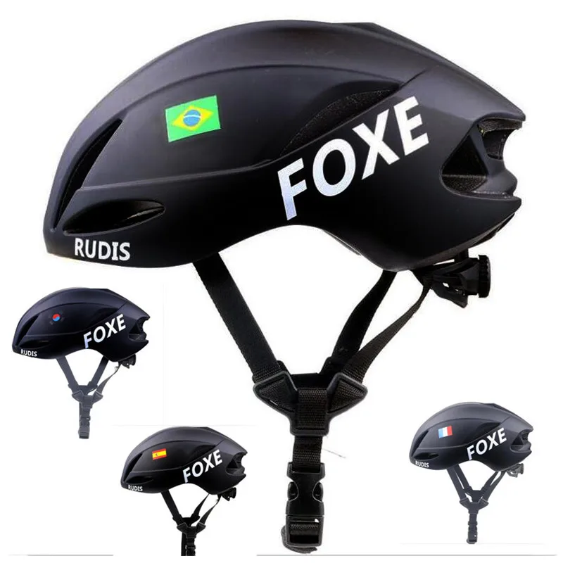 

Brazil Bike Helmet Road Spain Korea France Cycling Helmet EPS Foam PC Shell Size M 54-60cm Bicycle Equipment Sports Safety Cap