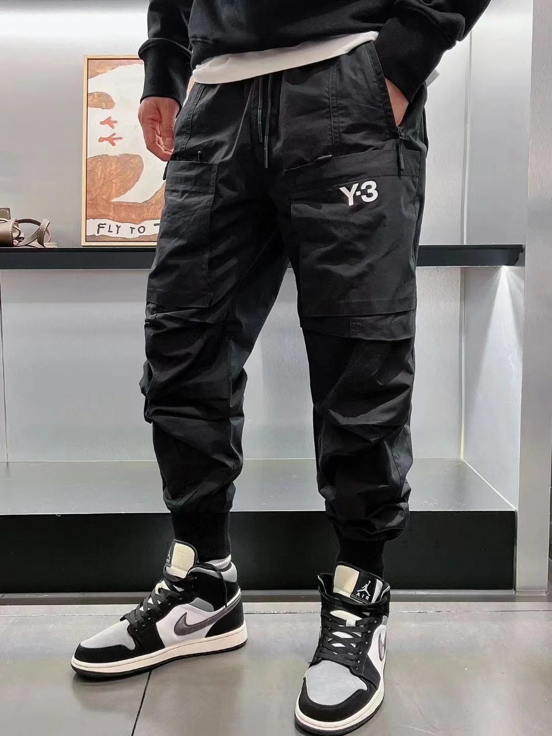 Y-3 2023 Spring summer new casual sportswear pants Y3 overalls men trousers KZ893