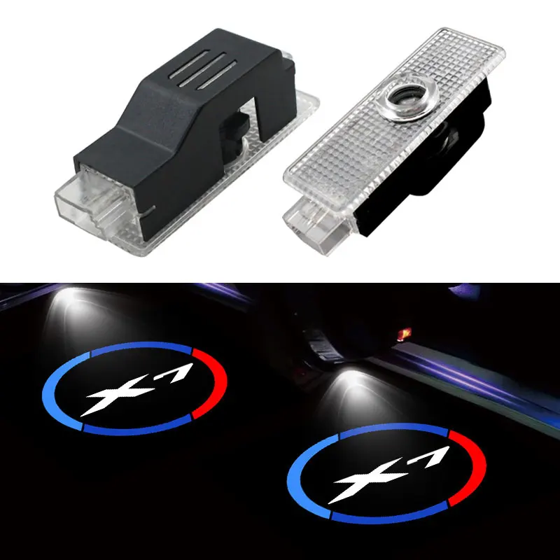

For BMW G07 X7 Logo 2 Pcs Car Door Welcome Light Led Projector Shadow Lamp Car Warning Light Auto Exterior Accessories