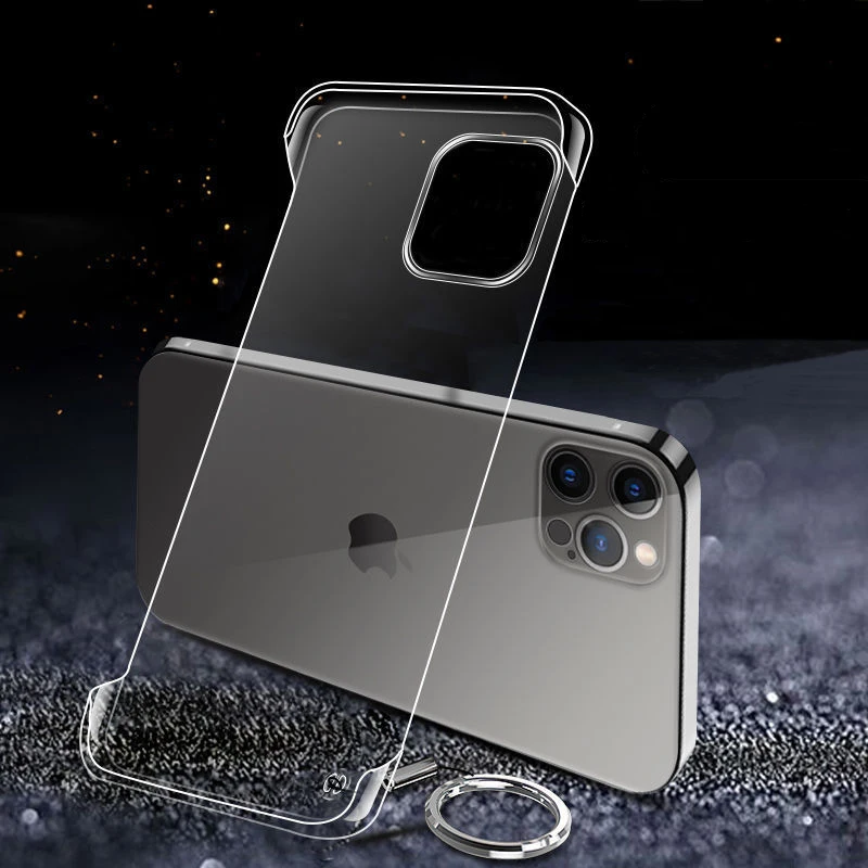 

Ultra Thin Frameless Clear Silicone Phone Case for IPhone 12 11 Pro Max 13 Mini X XR XS Max 8 7 Plus Transparent Slim Cover Case