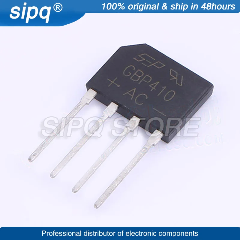 

10 шт./партия, однофазный кремниевый мост GBP410 4A 1KV GBP