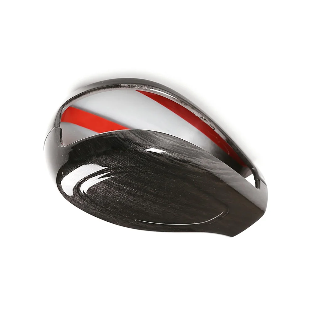 

Car Gear Shift Knob Head Cover Trim Sticker Interior Accessories for Land Rover Freelander 2 2007-2015(Black Wood Grain)