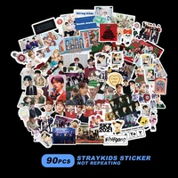 90pcsset kpop straykids stickers to help home decoration cartoon photostickers decorativstickers new korea group thank you card