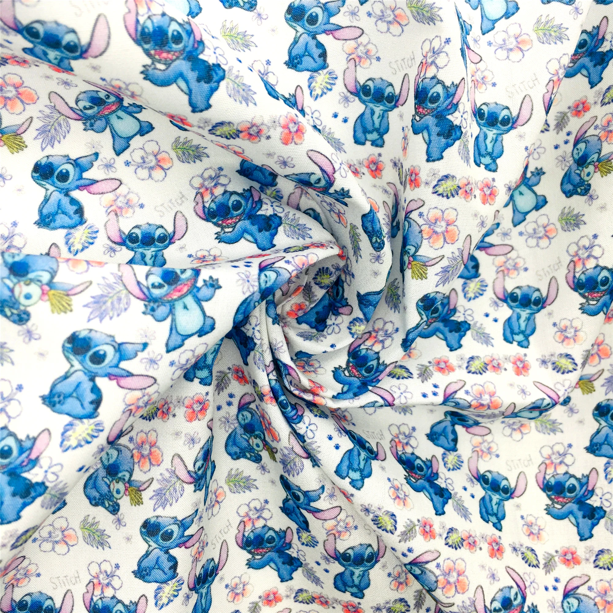 Disney Лило и Стич жасмин 50*145 см 100% хлопчатобумажная ткань шитье квилтинг рукоделие