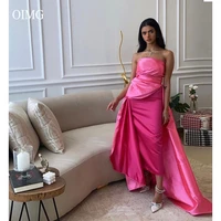 oimg saudi arabic women long formal evening dresses strapless sheath taffeta peplum vintage prom party dress robe soir%c3%a9e femme