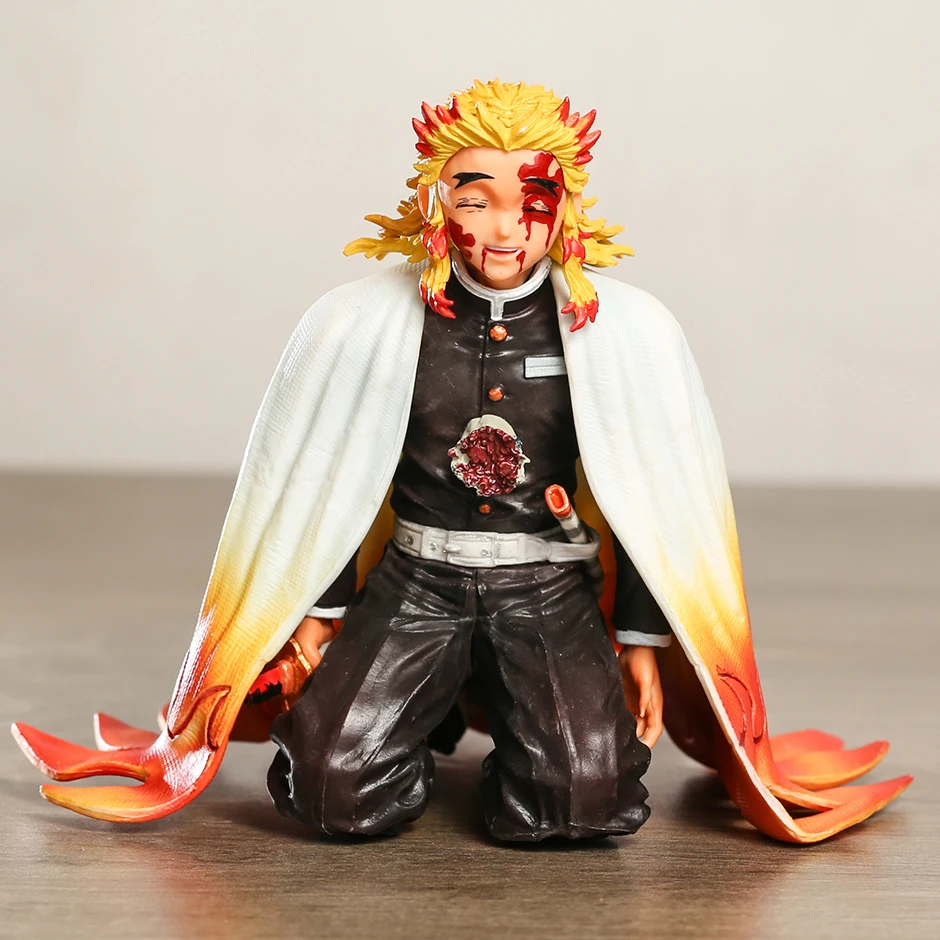 

12cm Anime Doll Rengoku Kyoujurou Demon Slayer PVC Figure Model Figurine Collect Toy For Gift